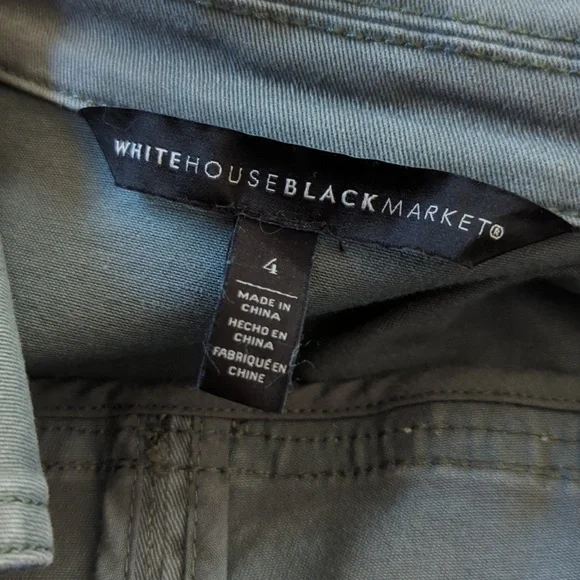 White House Black Market Military Style Jacket - Picture 6 of 6